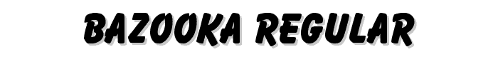 Bazooka Regular font